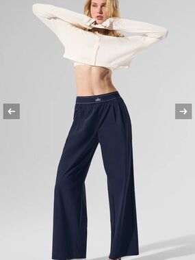 ALO Suit Up Navy Trouser XS